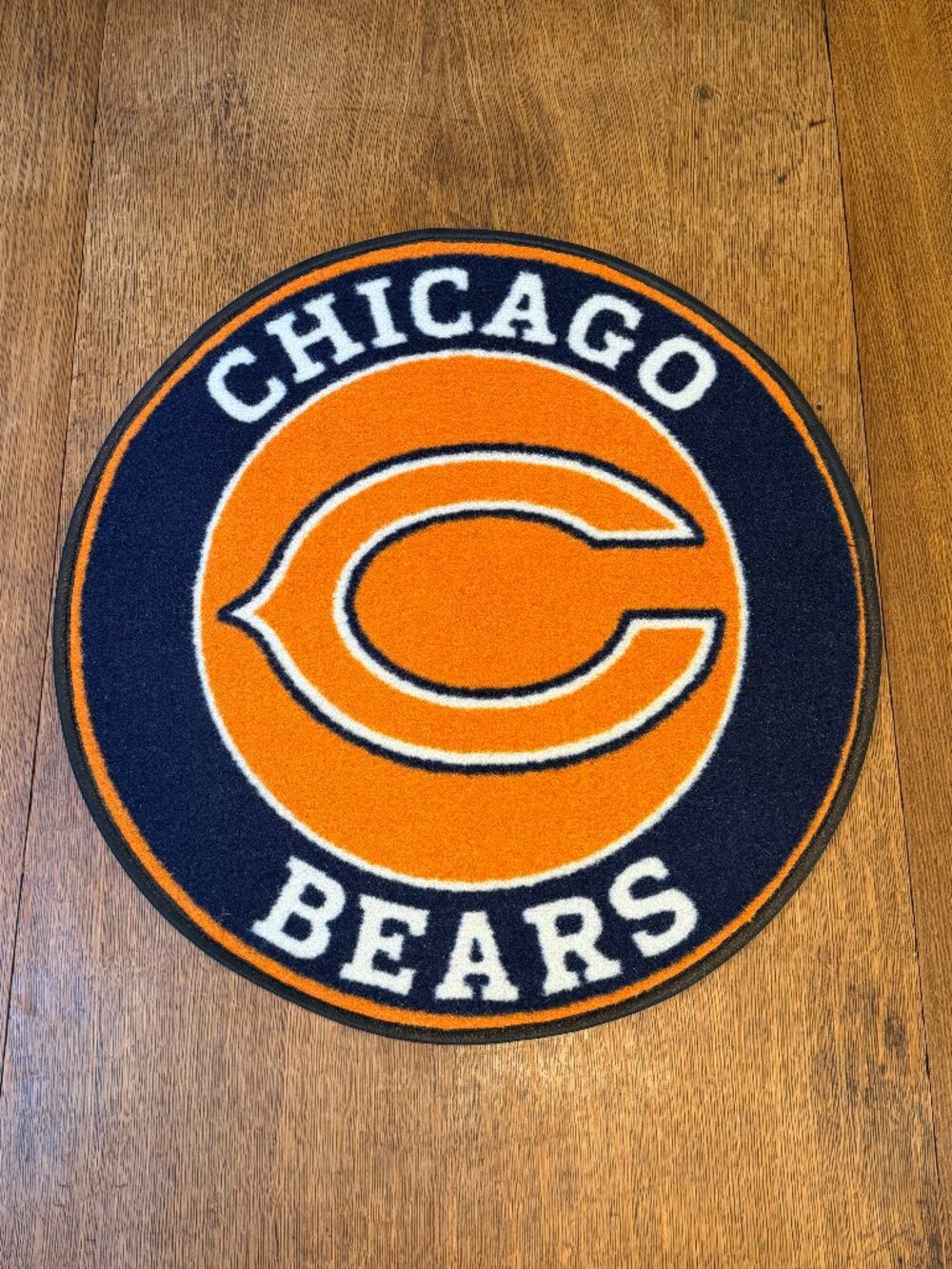 Chicago Bears Round Rug - 25.5 inches in diameter